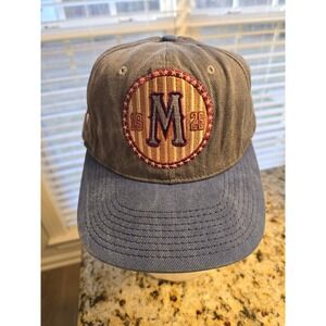 Mickey Mouse Snapback Hat Grey Blue Embroidered Star Logo Goofy Hat Co